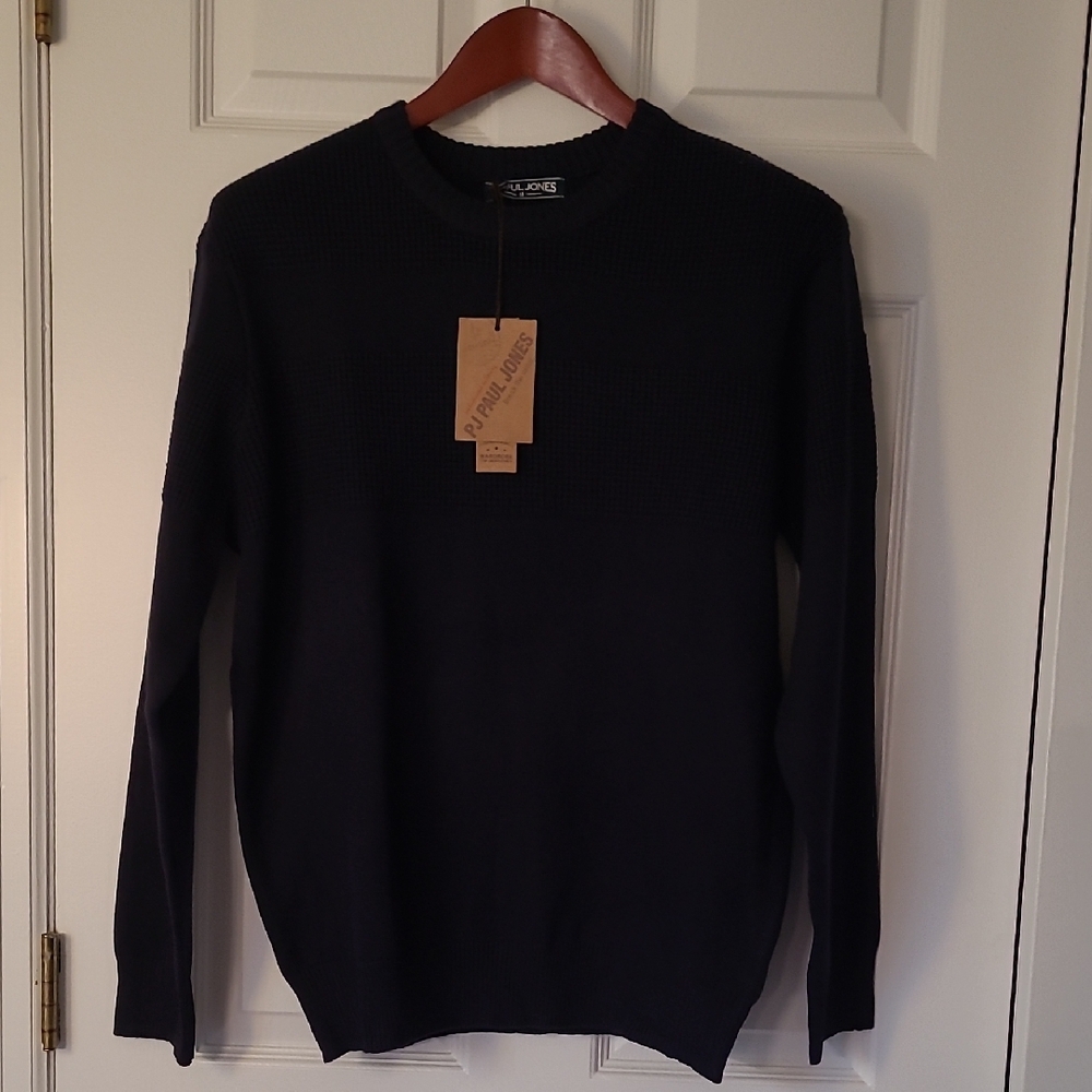 PJ Paul Jones Navy Blue Men's Sweater